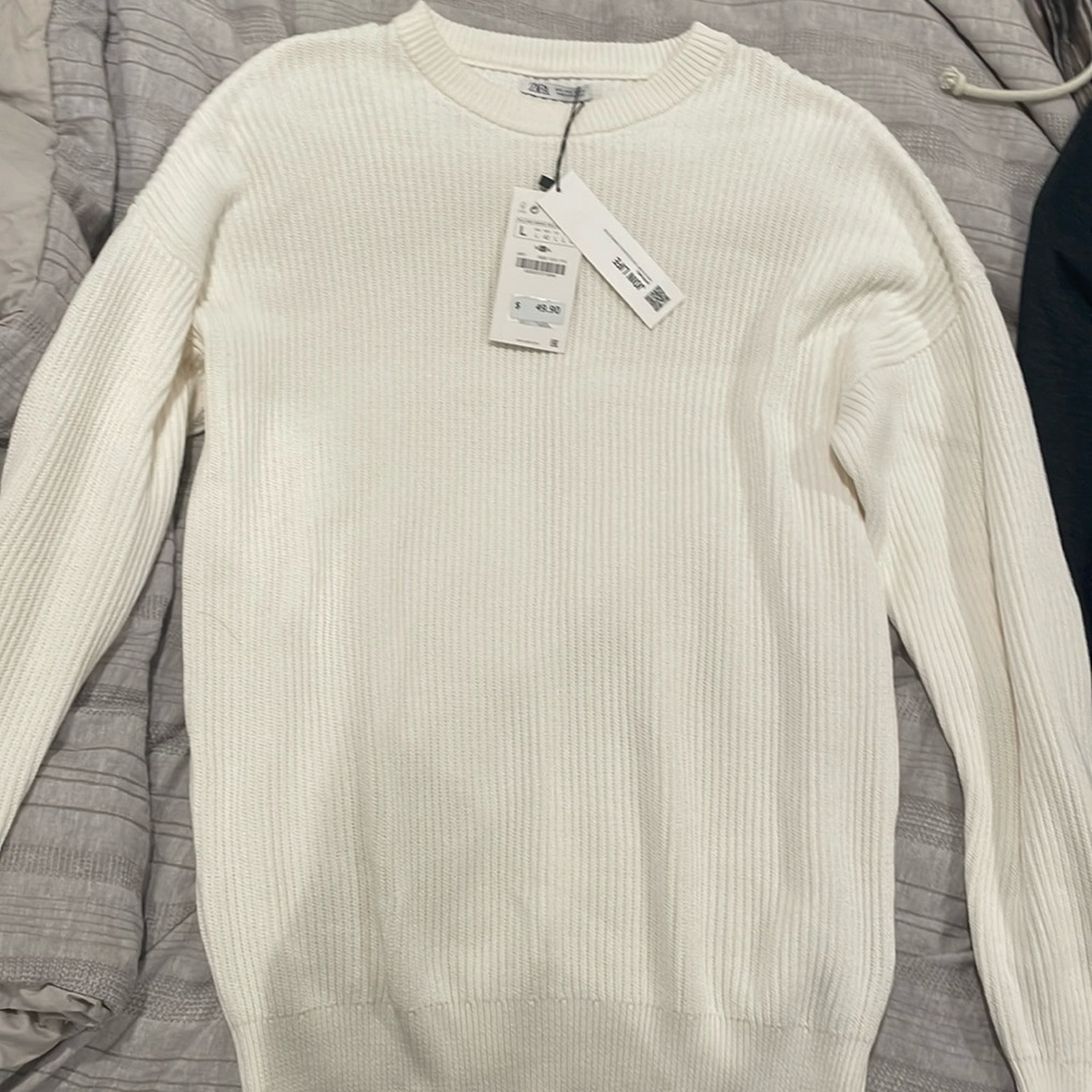 White Zara Sweater